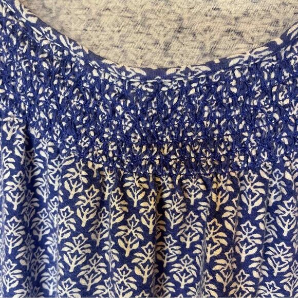 Talbots Short Sleeve Linen and Cotton Top with Ruched Detail Size X - Picture 3 of 9